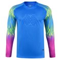 thumbnail image 4 of Adult Men Soccer Goalkeeper Jerseys Tops Survetement Football Goalie Keeper Jersey Rugby Shirts Sport Kit Elbow Protector, 4 of 5