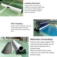 thumbnail image 5 of H-E Media Roll Holder Film Roll Holder Aluminum Mobile Media Tray for Roll Printing Film Collect, 5 of 7