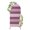 Purple, Plum, Burgundy, Wine, variant on Arch Backdrop 6 Ft, Purple Stripes Spandex Stretch Fitted Arch Cover, Round Top Chiara Arches Stand Backdrop Cover for Wedding Birthday Party Baby Shower Layered Striped Lines Modern Minimalist