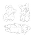 thumbnail image 3 of Moule à Biscuits en Plastique Corgi (2 Pièces), 3 of 3