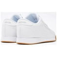 thumbnail image 4 of Reebok Womens Princess Wide Fashion Shoes White Gum Cushioned Midsole, 4 of 11