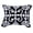 Black, variant on A&B Home Embroidered Throw Pillow, Black, 16 by 20-Inch