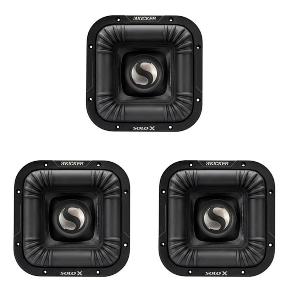 Kicker (3) 49L7X82 - SoloX L7X 8-Inch Competition Subwoofer, 2-Ohm