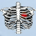 thumbnail image 2 of CafePress - Rib Cage Infant Bodysuit - Baby Light Bodysuit, Size Newborn - 24 Months, 2 of 4