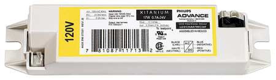 PHILIPS ADVANCE LED120A0350C33F LED Driver,120 V,1.0-12 W,2.8-32.6 V