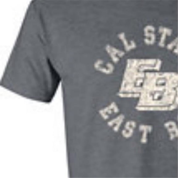 W Republic Apparel 519-205-E9C-02 Cinder Tee, California State East Bay, Heathered Charcoal - Medium
