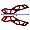 thumbnail image 3 of Windshield bracket Windshield regulator Aluminum alloy For Honda For click 150, 3 of 3