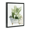 thumbnail image 2 of Various Plants Greenery Vintage Tub Black Floating Frame Canvas Art, 25 x 31, 2 of 8