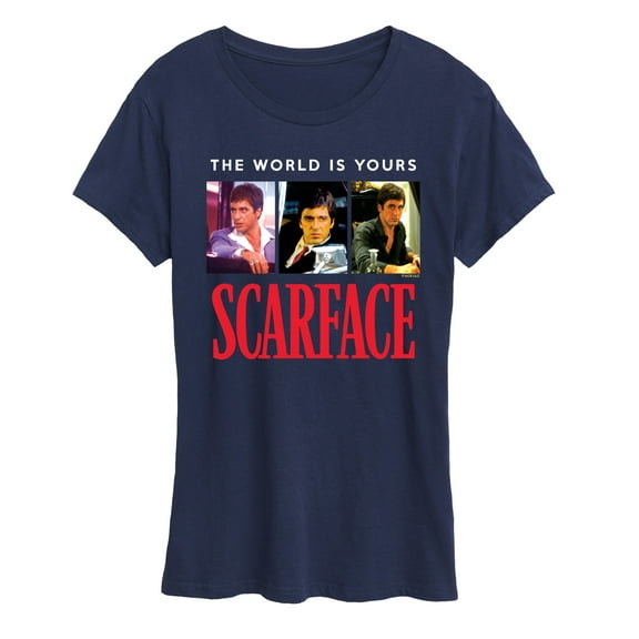 Scarface - The World Is Yours- Women's Short Sleeve Graphic T-Shirt