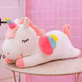 thumbnail image 2 of 50cmunicornio Pony De Peluche Arcoiris Tipo Pegaso Almohada blanco, 2 of 4