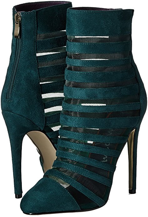 green high heels