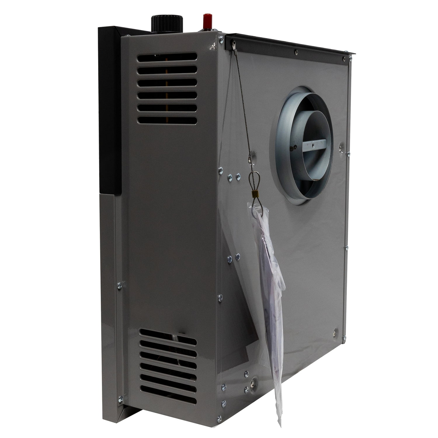 Comfort Glow 17,000 BTU Direct-Vent Propane Wall Heater with Vent Kit, Matchless Piezo Ignition with T-Stat Control Knob, 500 Sq. Ft, DVP17