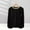 Black, variant on Liyamei Stylish Color Round Neck Long Sleeve Girls Top For Autumn Season Casual Blouse With Breathable Comfort Girls Plus Size Tops Size 12-13 years