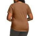 thumbnail image 4 of T-shirt à Manches Courtes à Col Rond pour Femmes Grande Taille, 4 of 7