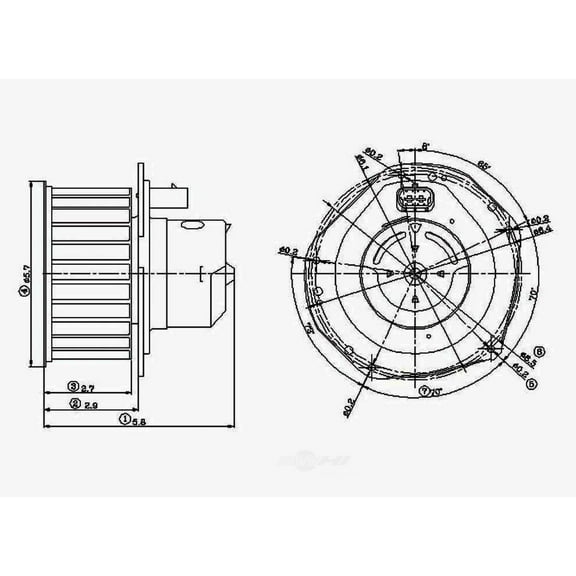 HVAC Blower Motor