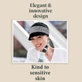 thumbnail image 4 of Masumi Katia Plus Sombrero de Verano para Mujer Sombrero para el Sol Protección UV para Mujer (Perla Medianoche Negra), 4 of 8