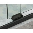 thumbnail image 3 of Kohler 702423-L-BNK 78 x 59.62 in. Levity Plus Frameless Sliding Shower Door with 0.31 in. Thick Crystal Clear Glass - Anodized Brushed Nickel, 3 of 9