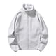 thumbnail image 1 of pstuiky manga larga para hombre, Chaqueta con capucha y cremallera de cuello alto y manga larga de color liso para hombre Tops casuales para hombres l, 1 of 8