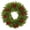 B, variant on YTTAL 20 Inch Artificial Cedar Wreath with Red Berries, Christmas Evergreen Wreath for Front Door, Wall & Window Decor, Indoor Outdoor Holiday Decoration