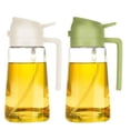 thumbnail image 1 of Botella dispensadora de aceite de 16 oz para cocina - Dispensador de aceite de oliva 2 en 1 y pulverizador de aceite - Botella de aceite de oliva de 470 ml - Pulverizador de aceite para cocinar,, 1 of 6