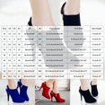 thumbnail image 4 of NOEGOEU Women's Suede Boots Platform Stiletto Ankle Boots Side Zip Fall Winter Dress Shoes (Red,41), 4 of 6