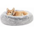thumbnail image 1 of Calming Donut Dog Bed es Round Fluffy for Large Dogs -Anxiety Plush Machine Washable ( Large), 1 of 8