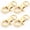 Gold, variant on Trigger Lobster Claw Clasp Swivel Clip Snap Hook Circle Shape 4pcs VT366 (Gold)