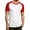 Red1, variant on TIANZEN Fashion Casual Color Cloth Short Sleeve Raglan Top Shirt Mens Socks No Show