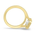 thumbnail image 3 of ESTE ORIGIN 2.00Ct Emerald Cut Bezel Set Lab-Grown Diamond Solitaire Engagement Ring in 18K Yellow Gold for Women US 9.5, 3 of 6
