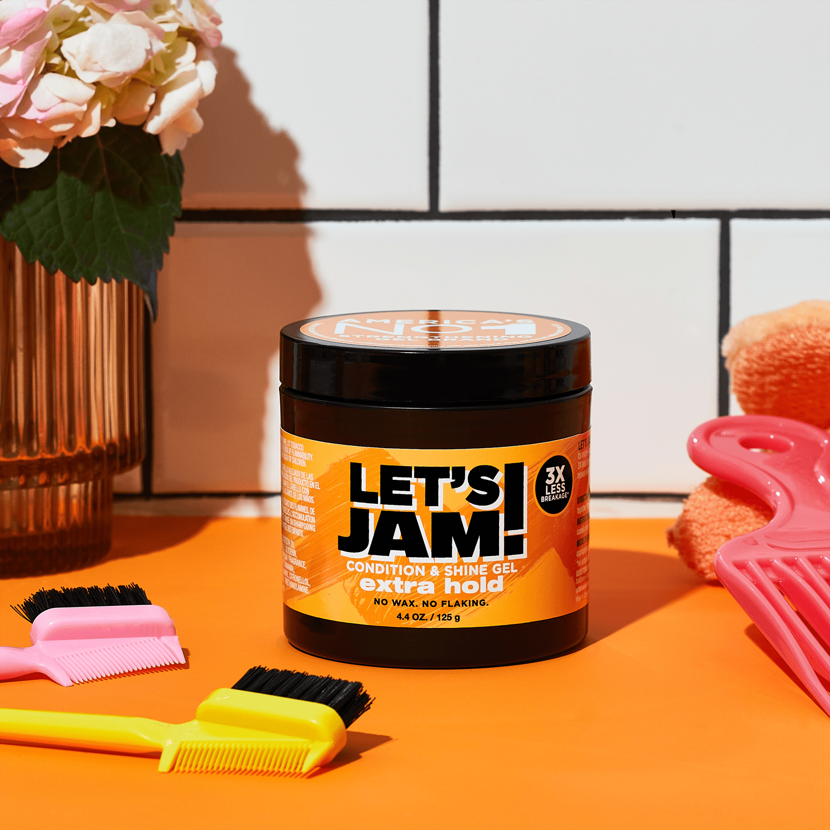 Lets Jam Gel, Condition & Shine, Extra Hold - 4.4 oz