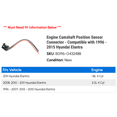 thumbnail image 2 of Engine Camshaft Position Sensor Connector - Compatible with 1996 - 2015 Hyundai Elantra 1997 1998 1999 2000 2001 2002 2003 2004 2005 2006 2007 2008 2010 2011 2012 2013 2014, 2 of 2