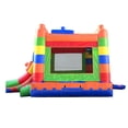 thumbnail image 4 of Pogo Crossover Inflatable Bounce House with Water Slide, No Blower, Building Block, 4 of 6