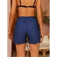 thumbnail image 6 of Charmo Womens High Waisted Side Split Swim Bottoms Sawtooth Swim Skirts, 6 of 6