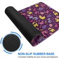 thumbnail image 6 of Long Mouse Pads for Desk,Purple Dinosaurs Dino Roar Pattern Desk Mats on Top Of Desks, Desk Mouse Pad Extra Large with 3mm Non-Slip Base and Stitched Edge for Gaming,Office,Work,Home 47.3"x23.6", 6 of 6