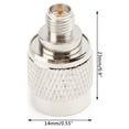 thumbnail image 7 of BQBQERT RP-TNC Male Plug To RP-SMA Female Connector Coaxial Converter Adapter, 7 of 7