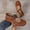 Brown, variant on Women Round Toe Criss Cross Strap Mary Jane Flats Soft Lightweight Non igue Spring Summer Commute Daily Walking Shoes Pink 9.5(43)