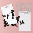 thumbnail image 7 of 1pc Children and Pet Carbon Steel Cutting Dies Stencils for DIY Scrapbooking Photo Album Decorative Embossing Paper Card Stainless Steel Color Human 103x134x0.8mm, 7 of 7