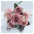 thumbnail image 1 of Hermosas rosas flores artificiales for decoraciones de boda caseras ramo de flores falsas, 1 of 7