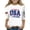 White(250 anniversary usa flag), variant on CCRFTGI American 4th of July Tops for Kids Girls Size 8 3/4 Sleeve Funny 250 anniversary usa flag Summer Cute T-Shirts Patriotic Girls Fashion Outfit Gray 7-8 Years