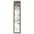 thumbnail image 2 of ArtToFrames 9" x 50" Aged White Gold Picture Frame, 9x50 inch Silver Wood Poster Frame (WOM-2036),  Pack, 2 of 7