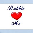 thumbnail image 2 of CafePress - Bubbie Loves Me Infant Bodysuit - Baby Light Bodysuit, Size Newborn - 24 Months, 2 of 4