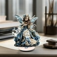 thumbnail image 4 of Nilvkv Rotating Music Angel Acrylic for Desk Display to Enjoy Kinetic Art, Decoration Ornaments, 4 of 5