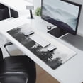 thumbnail image 2 of Comfort and Precision - Forest Theme XXL Mouse Pad, Extended Non-Slip Desk Mat with Stitched Edges - Perfect for Gaming and Office Workstations (31.5 x 11.8inches), 2 of 7
