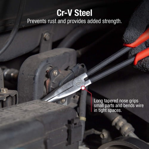 Sunex SUN3600V 4 Piece 11 in. Needle Nose Pliers Set