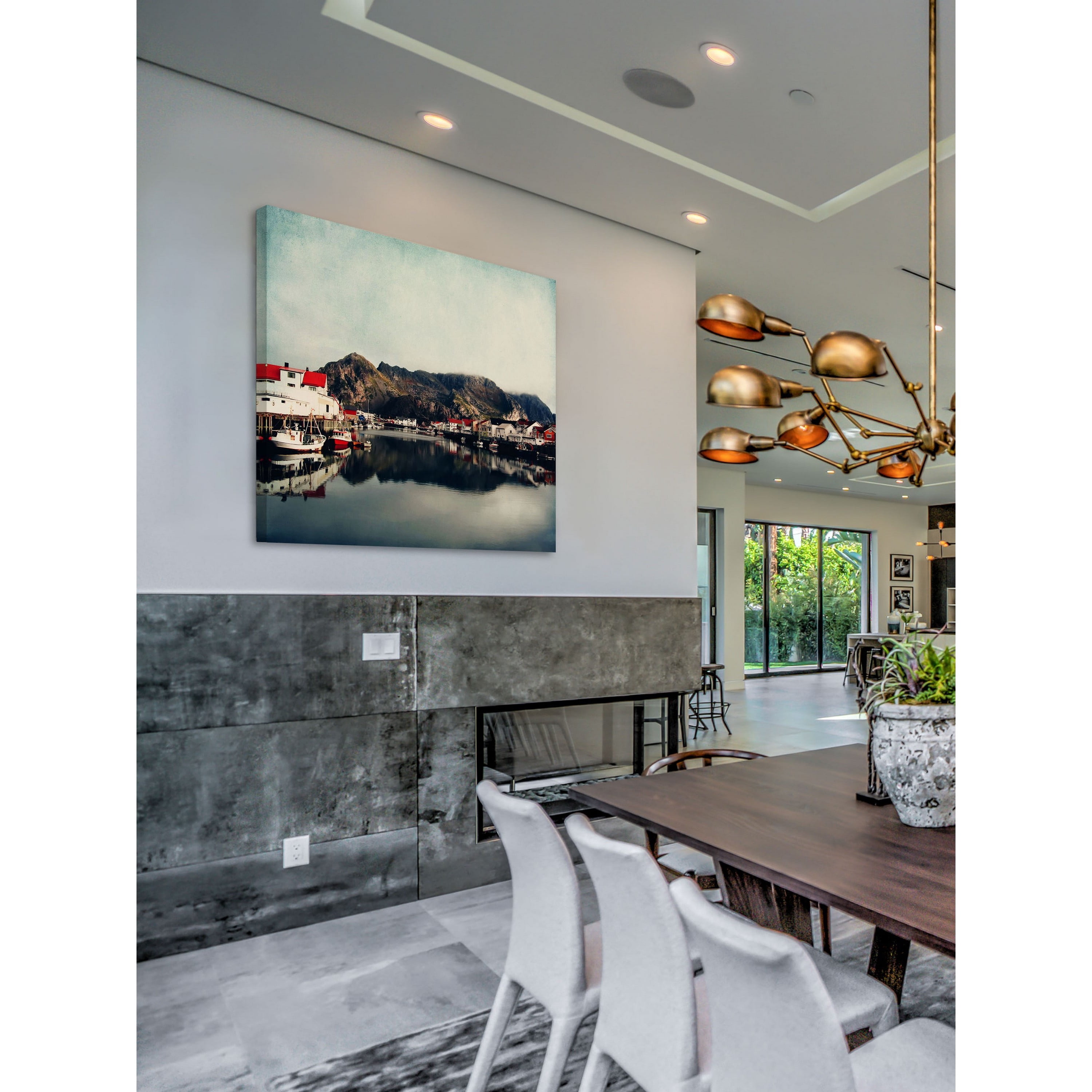 Marmont Hill "Mountain Living" by Ingrid Beddoes Painting Print on Wrapped Canvas