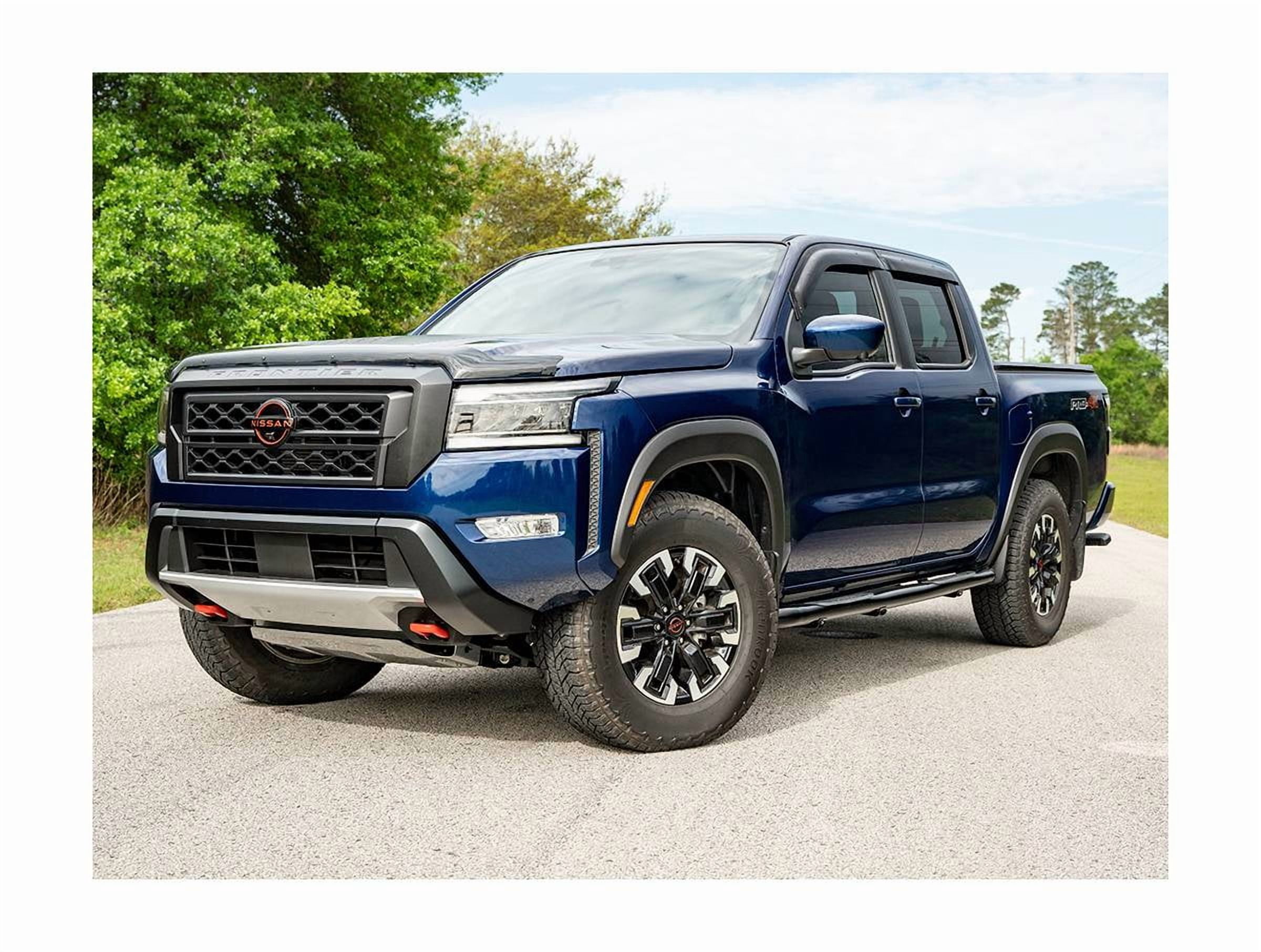 Ionic by RealTruck Pro Series 3" Black Nerf Bars Compatible with 2005-2017 Frontier Crew Cab