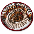 thumbnail image 5 of Christmas Area Rug, 23.6" Round Christmas Rug For Living Room, Traditional Holiday Decorative Mat, 5 of 5