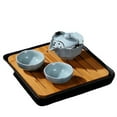 thumbnail image 4 of Travel Tea Set Carrying Case Gaiwan Teapot Teacups The Ru kiln Quick-Pass Cup 1 Pot 3 Cups Outdoor Ceramic Kung Fu Tea Set, 4 of 4