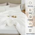 thumbnail image 4 of Juego de edredón Quataly Beige Queen con 1 edredón y 2 fundas, 4 of 7
