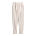 thumbnail image 3 of Pantalones de traje para hombre color caqui, pantalones ajustados con diseño trenzado para hombre, ropa marrón de primavera, sastrería, licra, vestido, clásico, novedad en el diseñador, 3 of 5